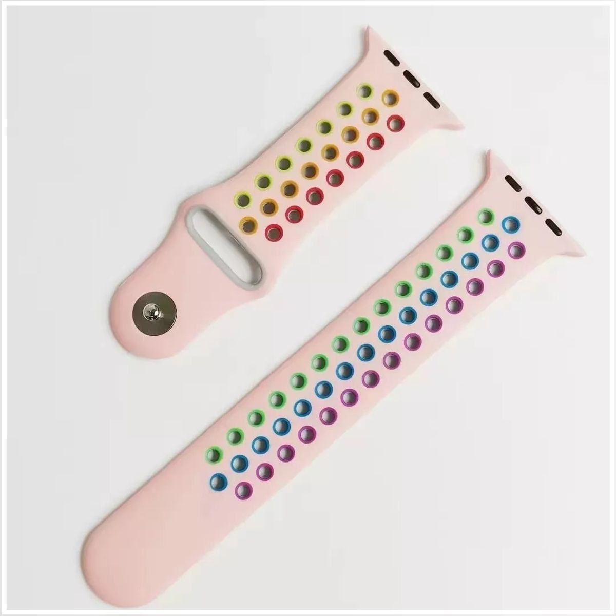 GENERICO - Correa Sport Deportiva Silicona para Apple Watch Todas las Series