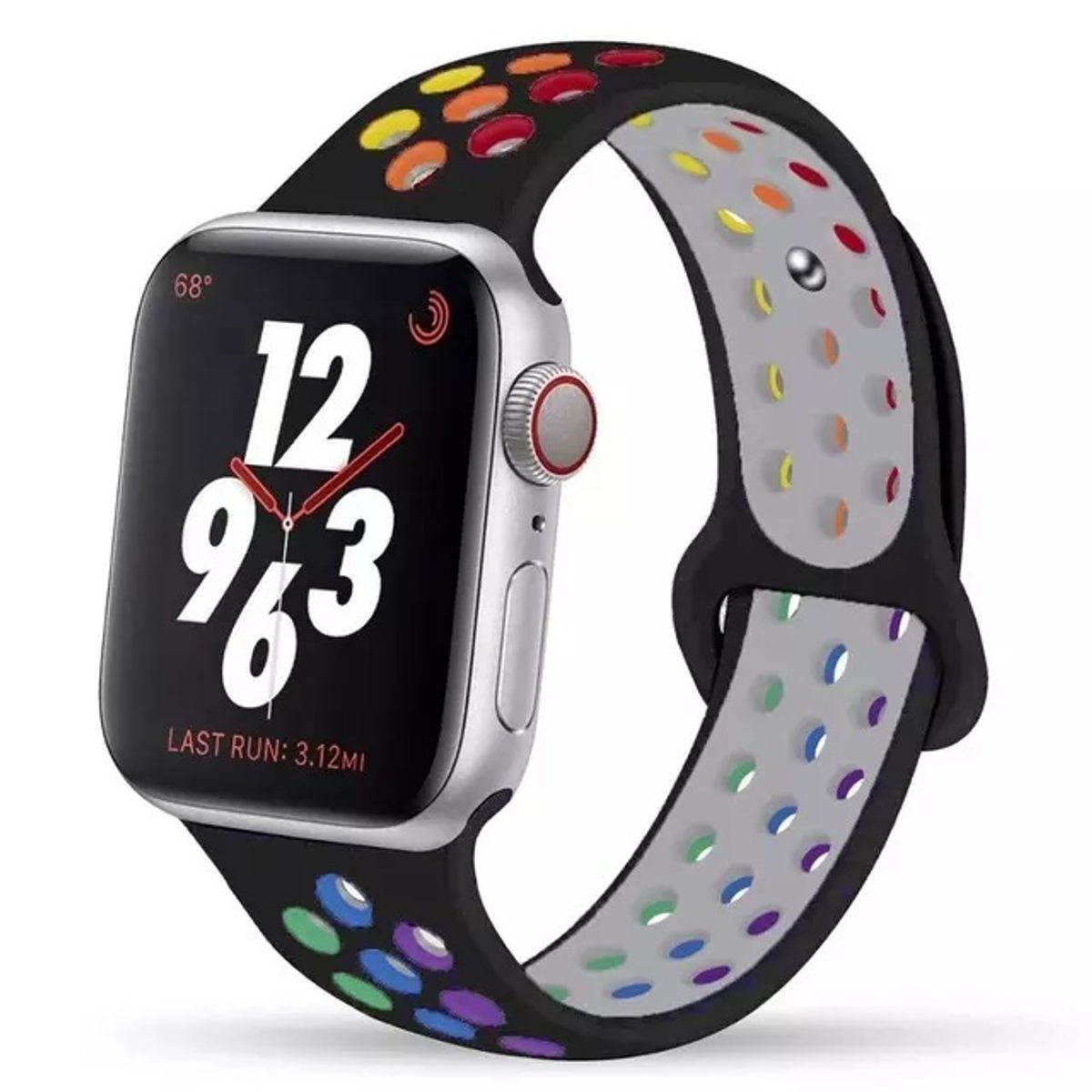 GENERICO - Correa Sport Deportiva Silicona para Apple Watch Todas las Series