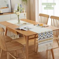 Camino de mesa Algodón de Lino 180x35cm