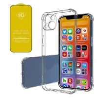 Carcasa Para iPhone 13 Y Lamina Mica Vidrio Completa