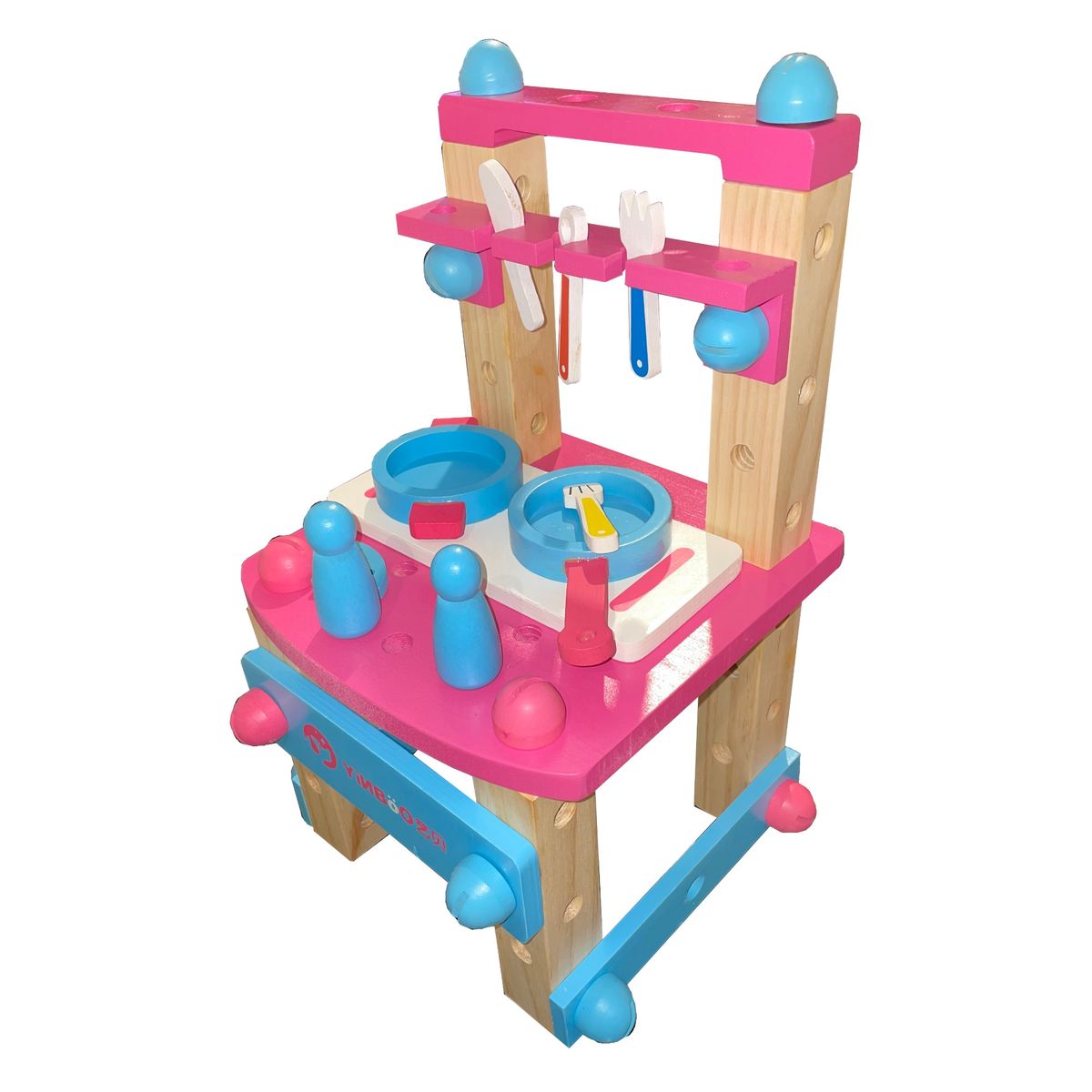 PELLITOS - COCINILLA DE MADERA DIDACTICA PARA ARMAR