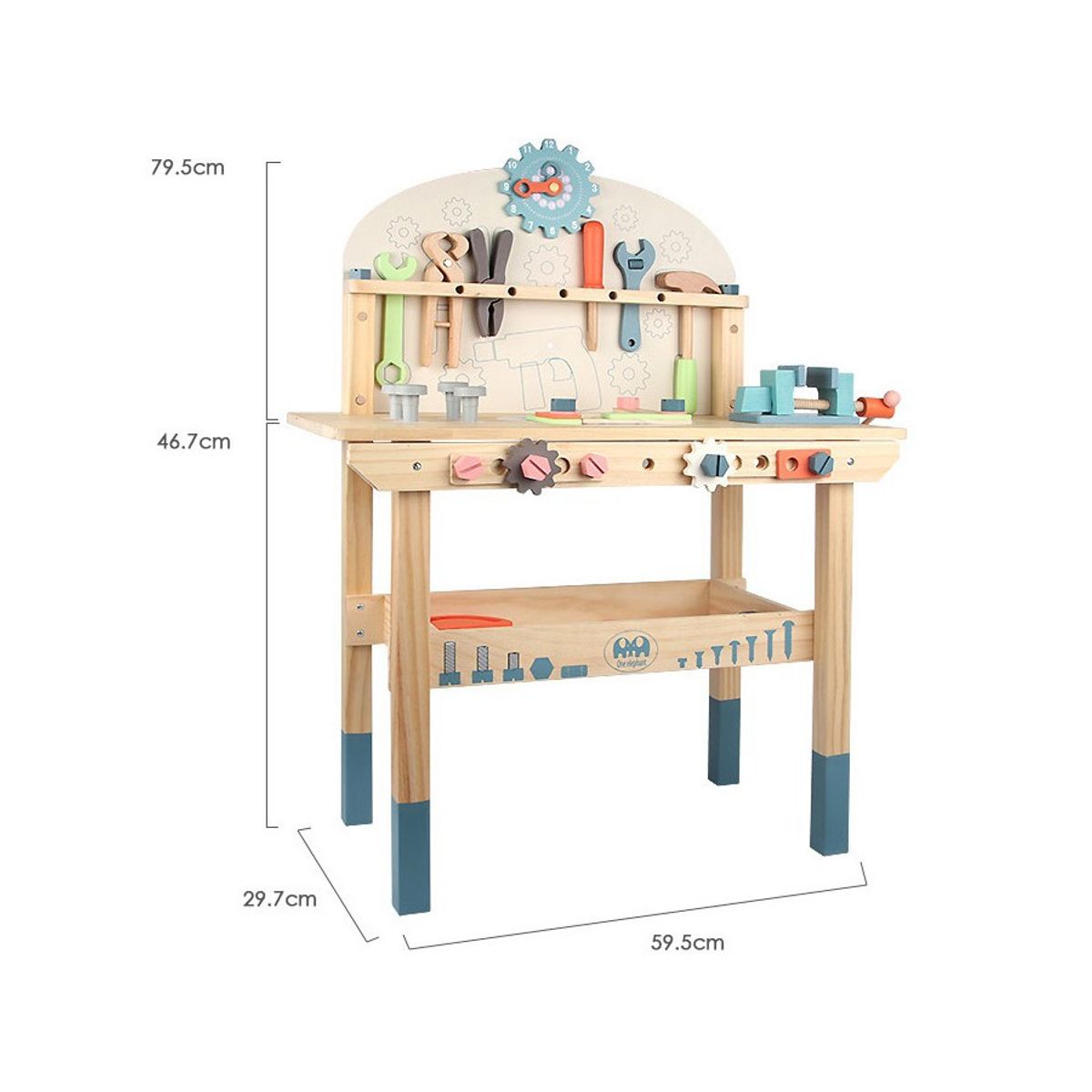 PELLITOS - MESA DE TRABAJO CON HERRAMIENTAS DIDACTICAS