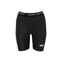 Bermuda Deportiva Teens Pretina Estampada Negro H2O