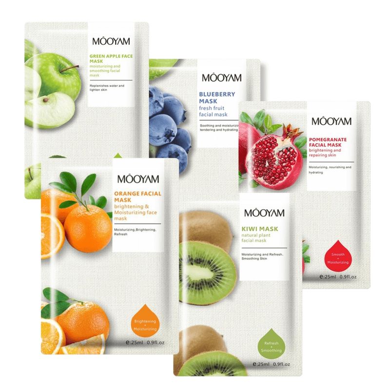 YOUR MEDICAL SKIN - Mascarillas Faciales Hidratantes Antiedad Vitaminas 24 Uds