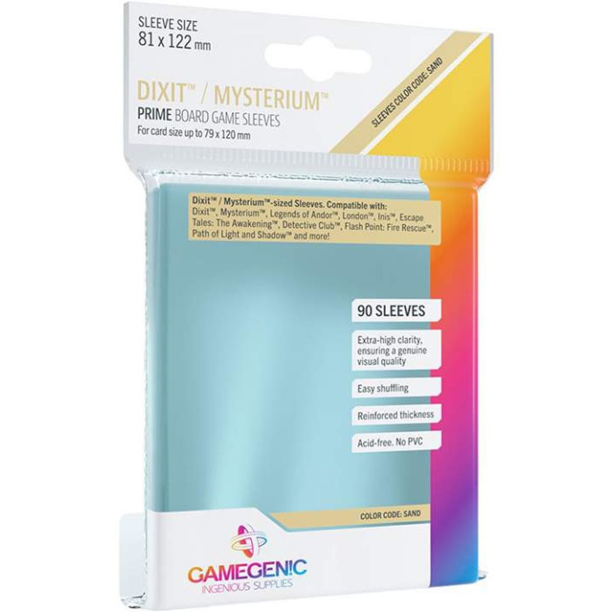 LIBELLUD - 90 Protectores Cartas Dixit 80X120Mm Gamegenic