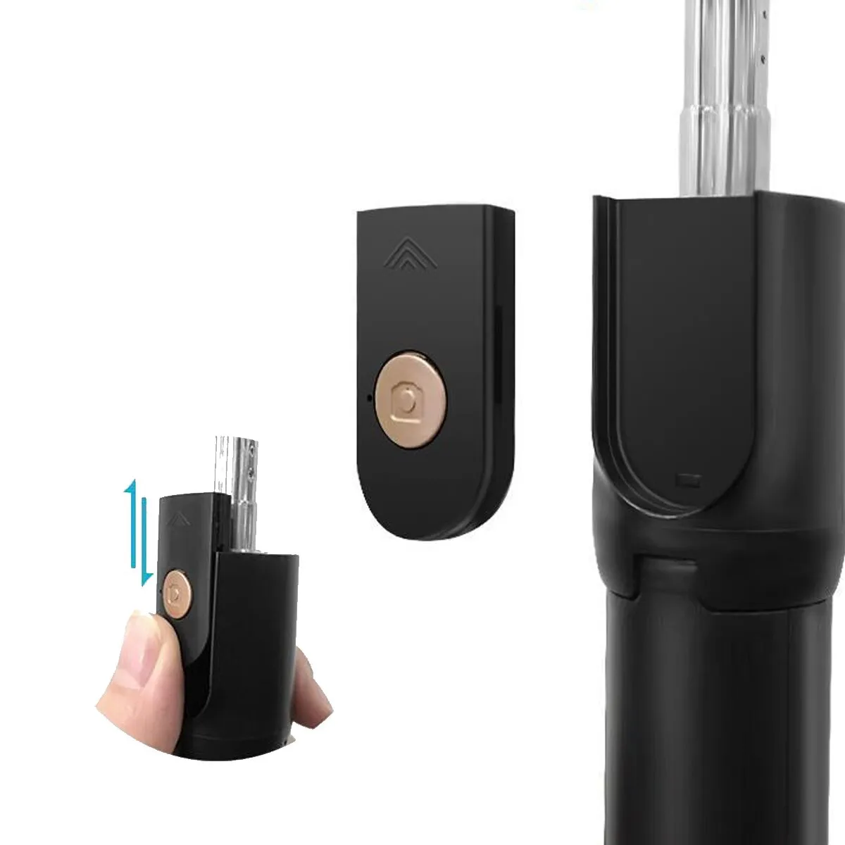 GENERICO - Bastón Selfie Bluetooth Control Remoto