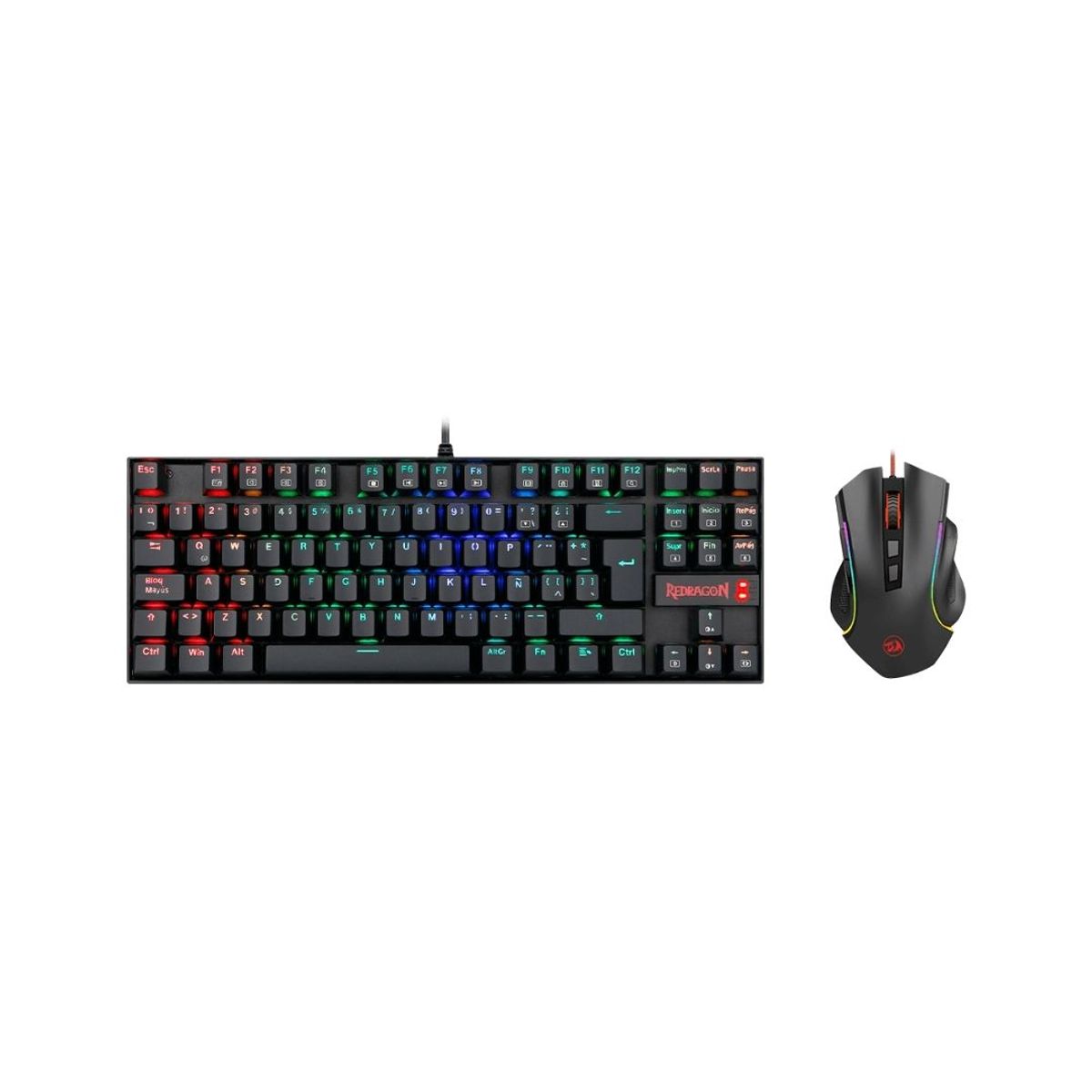 REDRAGON - Kit Redragon Teclado Kumara K552 Rgb Mouse M607