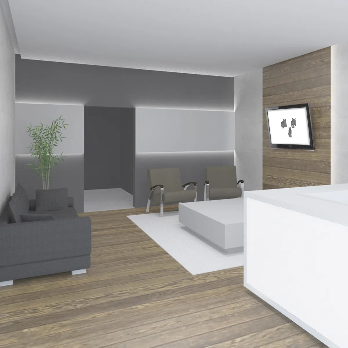 BRASFORMA - Soporte  Inclinable para TV 10" A 85"  40kg Universal sbrub910 Brasforma