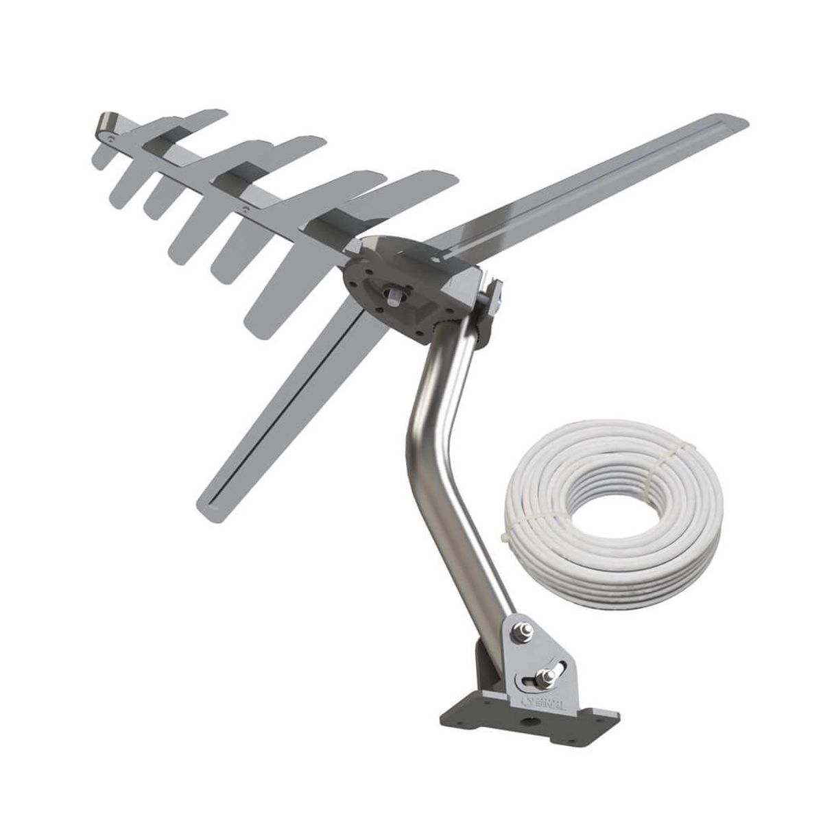 BRASFORMA - Kit Antena HD Brasforma 4en1 VHF FM UHF HD - 6dbi - SHD8100K