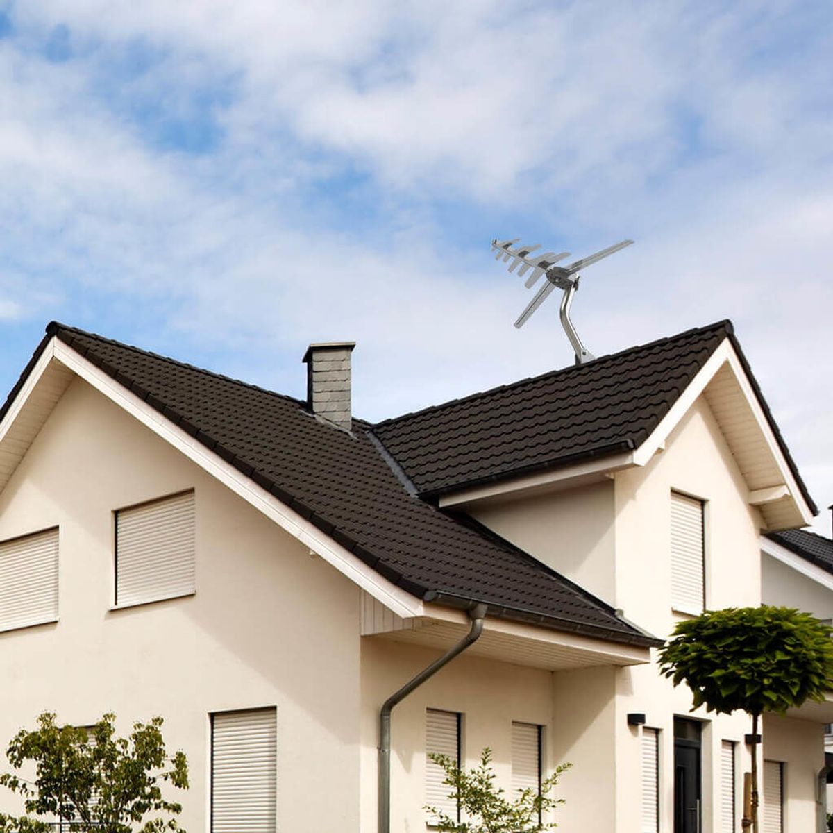 BRASFORMA - Kit Antena HD Brasforma 4en1 VHF FM UHF HD - 6dbi - SHD8100K