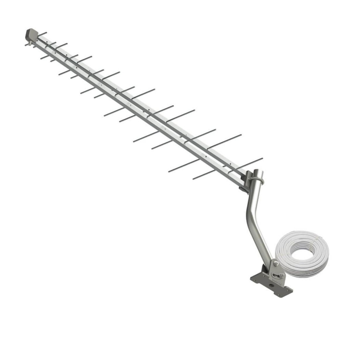 BRASFORMA - Antena HD Brasforma - 14dbi + Mastil + 16 mts Cable de Regalo SL2800K