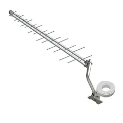 BRASFORMA - Antena HD Externa -14dbi + Mastil + 16 mts Cable de regalo!