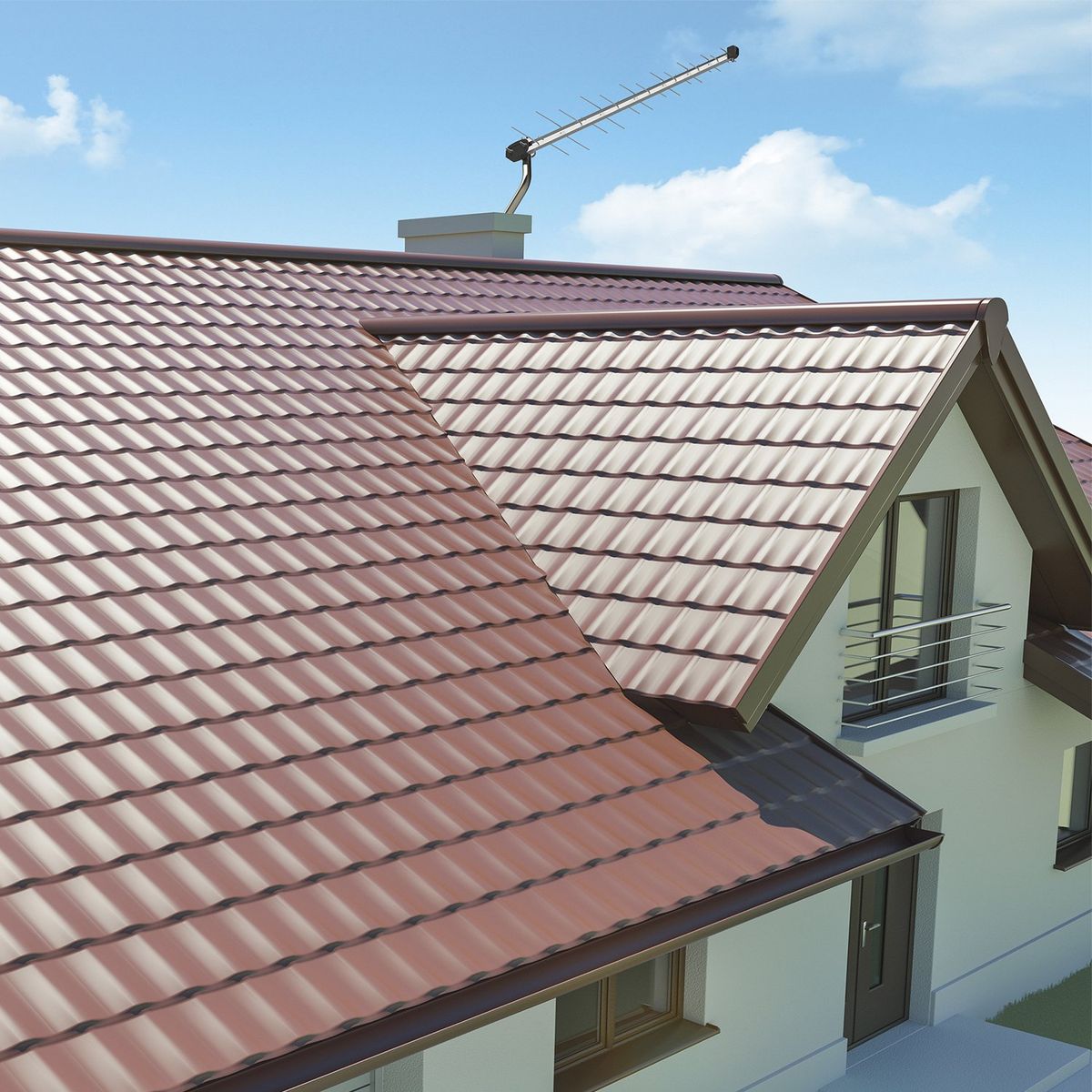 BRASFORMA - Antena HD Brasforma - 14dbi + Mastil + 16 mts Cable de Regalo SL2800K