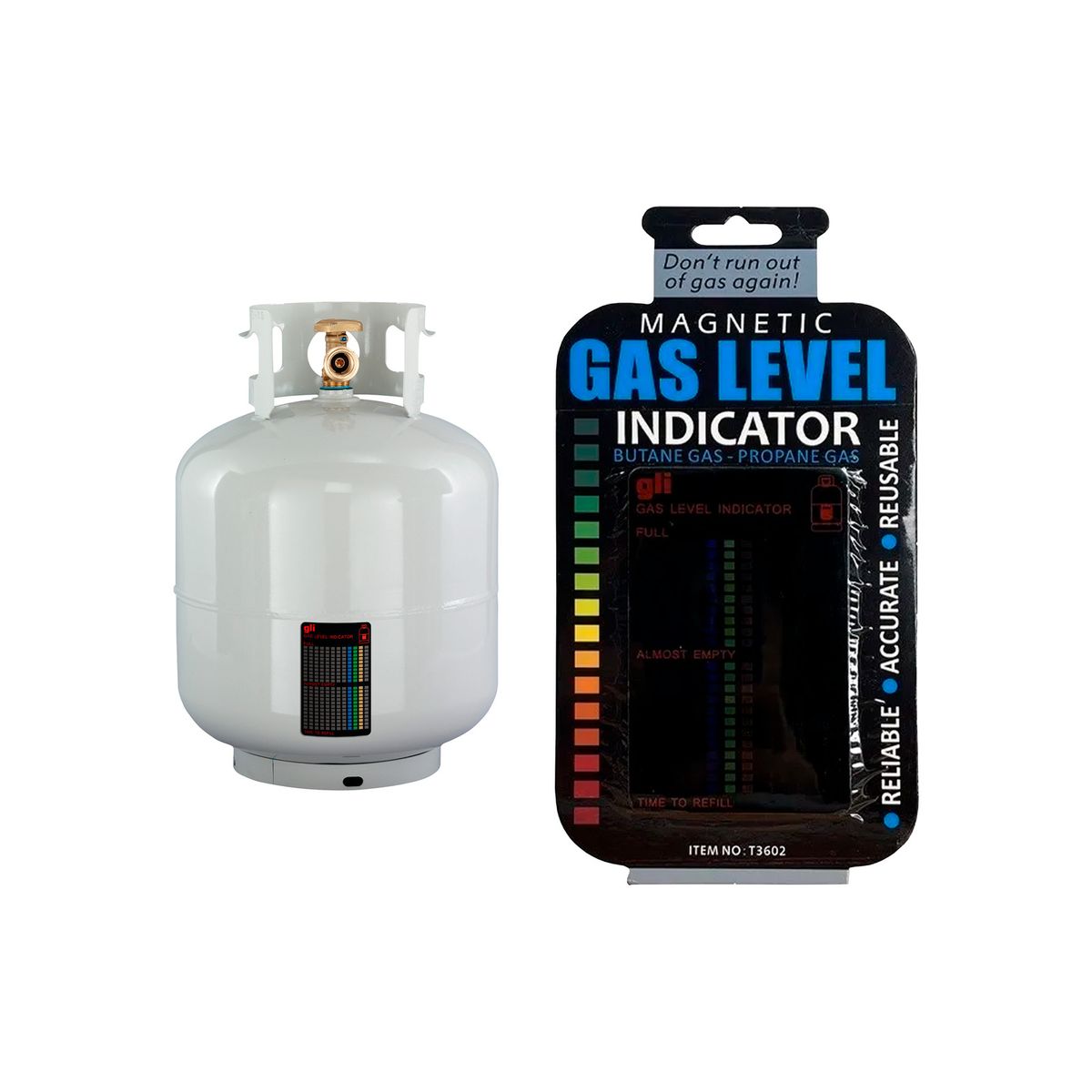 GENERICO - Indicador Magnético Nivel Tanque Medidora De Gas Combustible