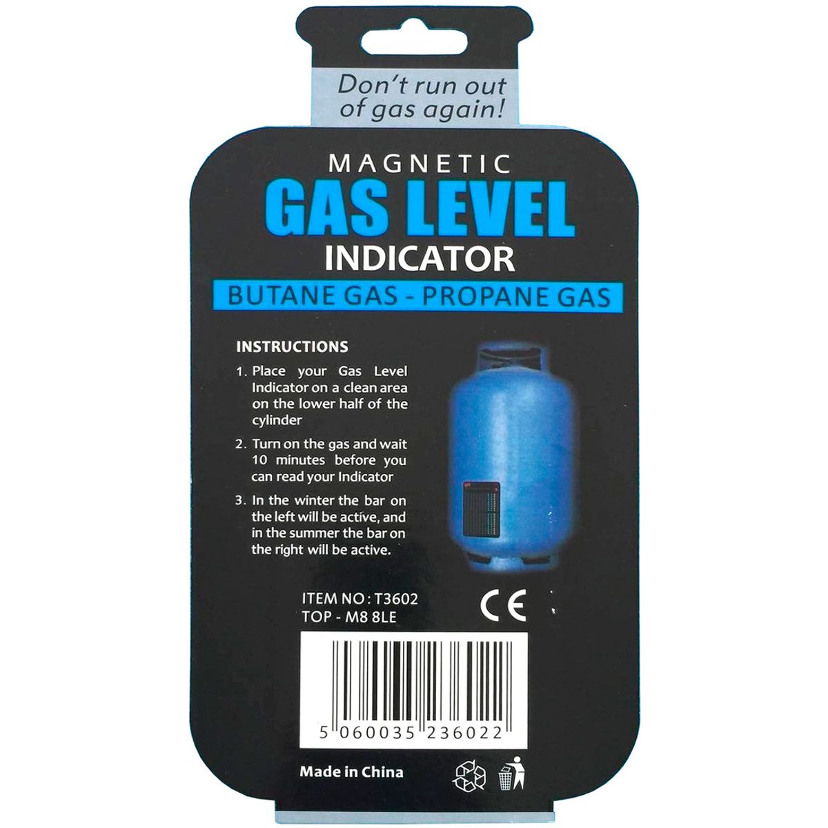 GENERICO - Indicador Magnético Nivel Tanque Medidora De Gas Combustible