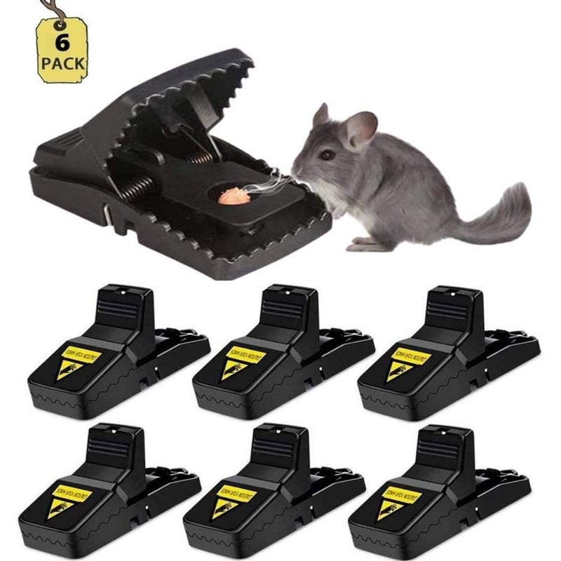 AIZO - Trampa Para Ratones Segura Y Efectiva  6PK