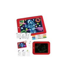ESHOPANGIE - Pizarra Dibujo 3d Luminosa Luz Led Para Niños Plumones