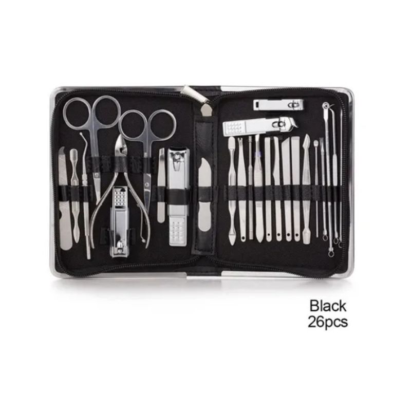 ESHOPANGIE - Set Herramientas Manicure Pedicura Kit Uñas 26 Piezas