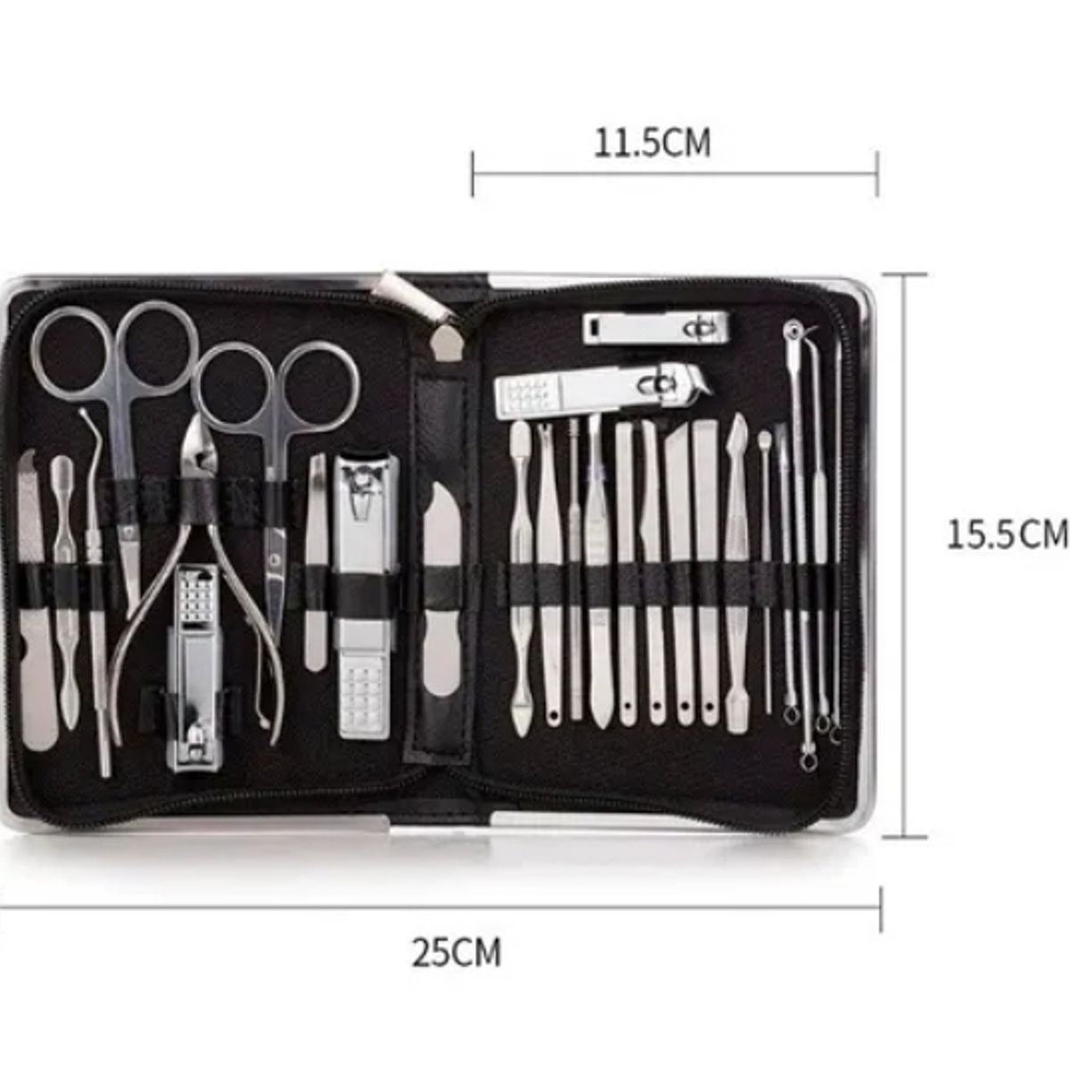 ESHOPANGIE - Set Herramientas Manicure Pedicura Kit Uñas 26 Piezas