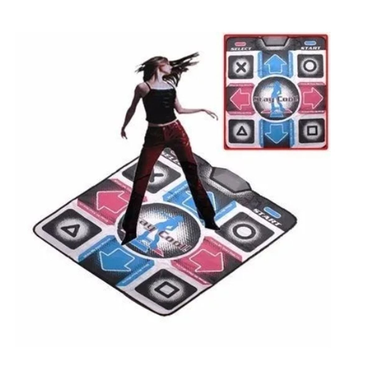 ESHOPANGIE - Alfombra De Baile Xtreme Dance Pad Directo A Tv Rca Y Pc Usb