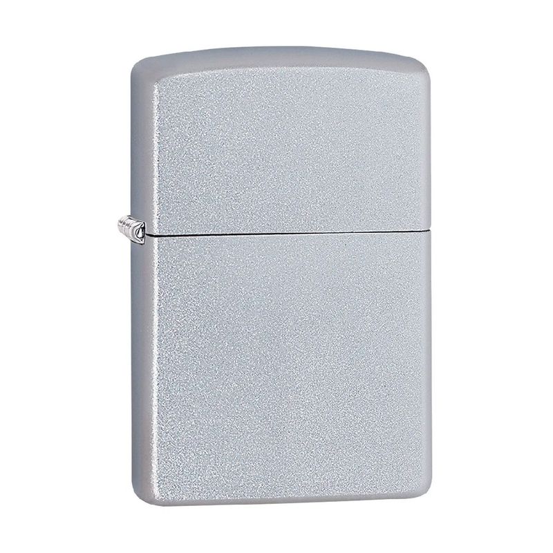 ZIPPO - Encendedor Zippo Lighter Satin Chrome Plata Zp205