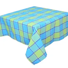 INVERSIONES KADAR - Mantel Rectangular Cuadros Verdes Kadar