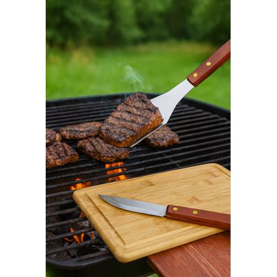 Imagen 2 del producto Set Parrillero De 4 Utensilios Para Barbarcoa