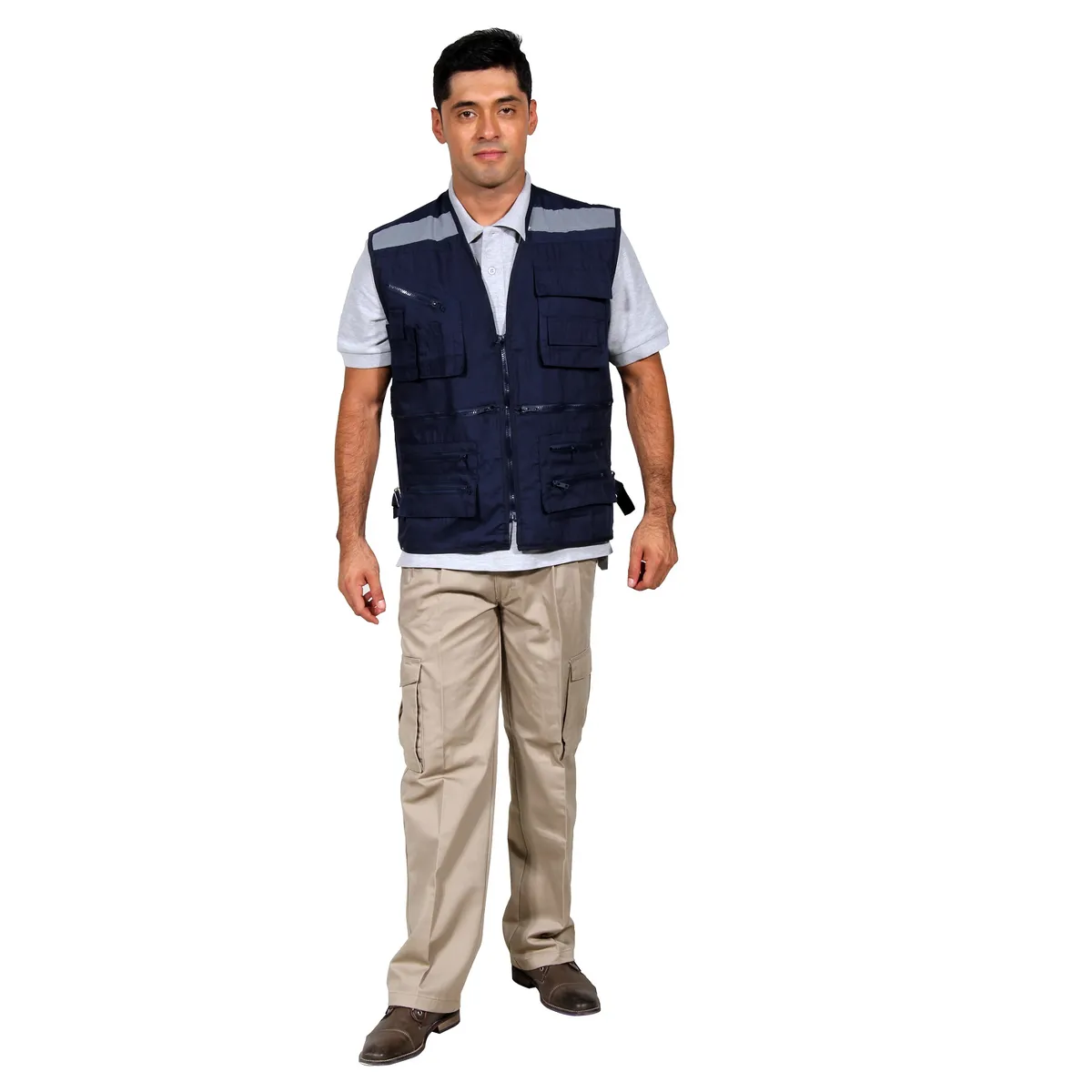 90 GRADOS - CHALECO GEOLOGO AZUL MARINO UNISEX