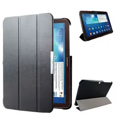 GENERICO - Funda Magnetica Tipo Libro 10 Galaxy Tab Negro P5100