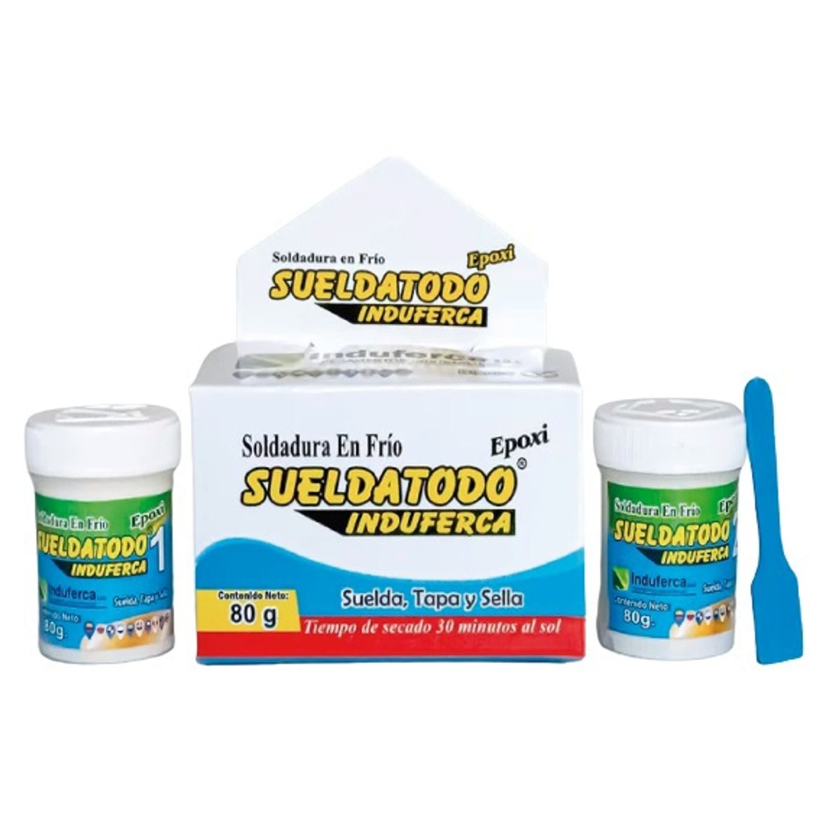 SUELDATODO - Soldadura Epóxica en Frío Blanco