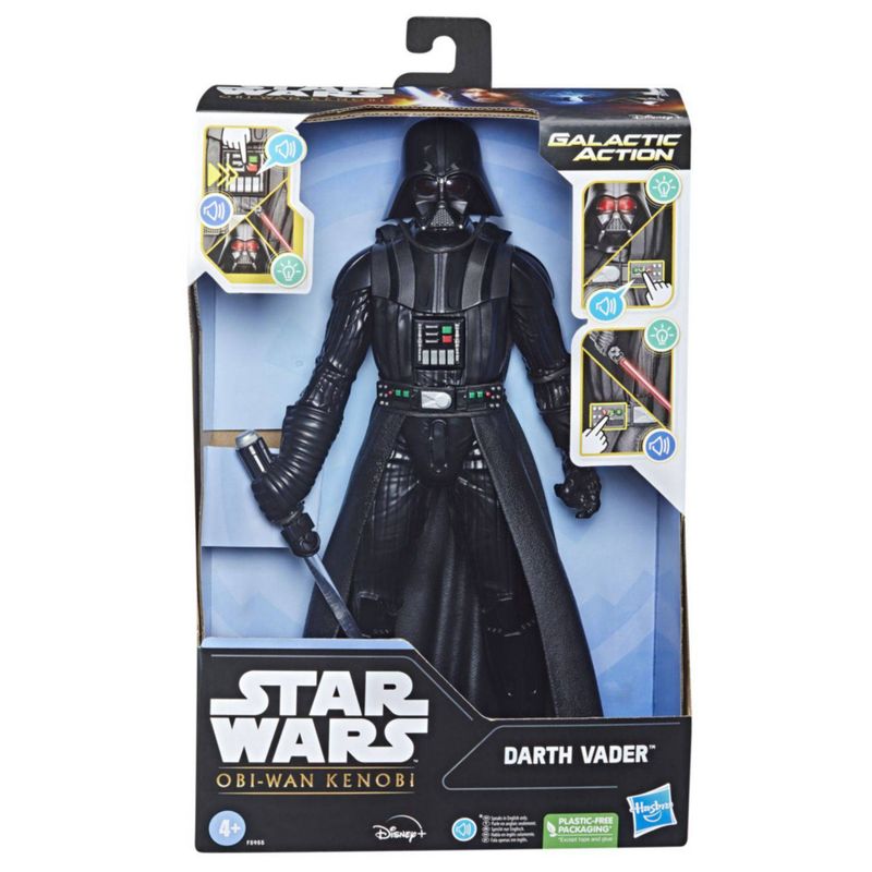 HASBRO - Figura Star Wars Galactic Action - Darth Vader - Electrónica