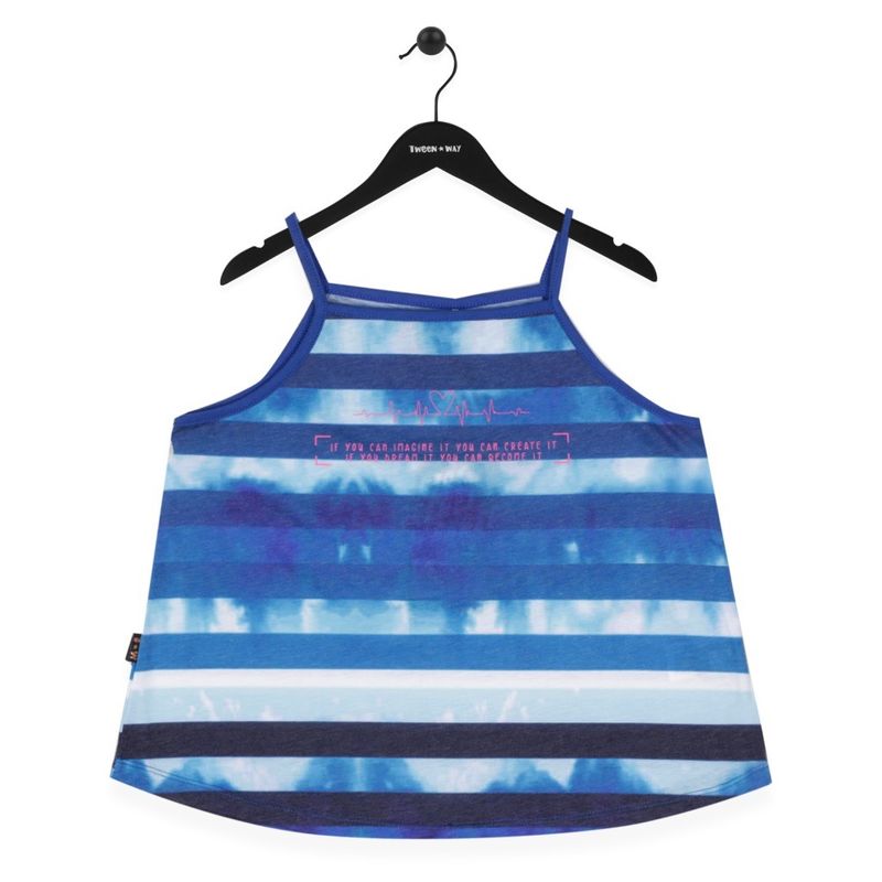 PILLIN - Polera Sin Mangas Algodón Verano Niña Azul PILLIN