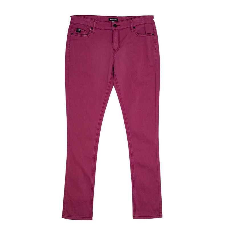 PILLIN - Pantalón Algodón Invierno Niño Burdeo PILLIN