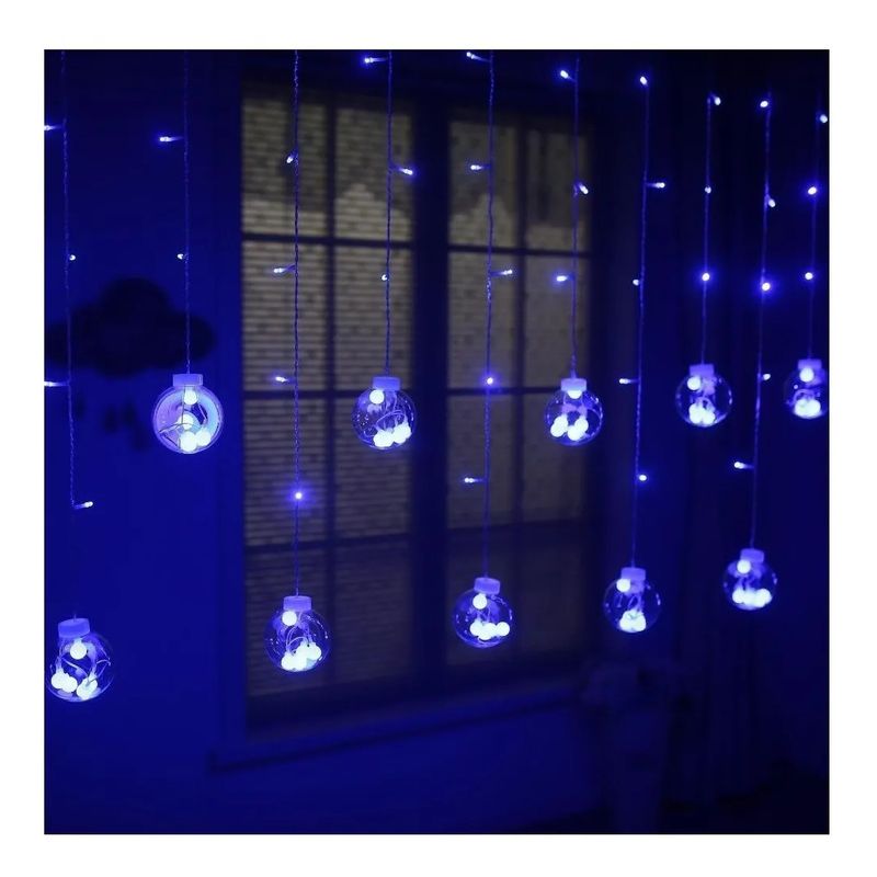 GENERICO - Cortina De Luces Led Cascada Luces Guirnalda Bambalina 3m