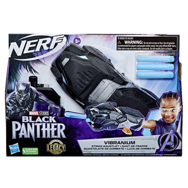 HASBRO - Guantelete Vibranium Black Panther Lanza Dardos