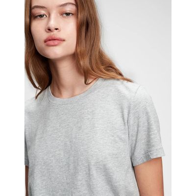 Imagen 2 del producto Polera Manga Corta Cuello Redondo Gris