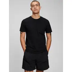 GAP - Polera Manga Corta Bolsillo Negro