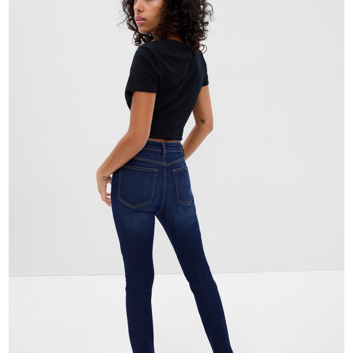GAP - Jeans Jegging Dark Moon Mujer Azul