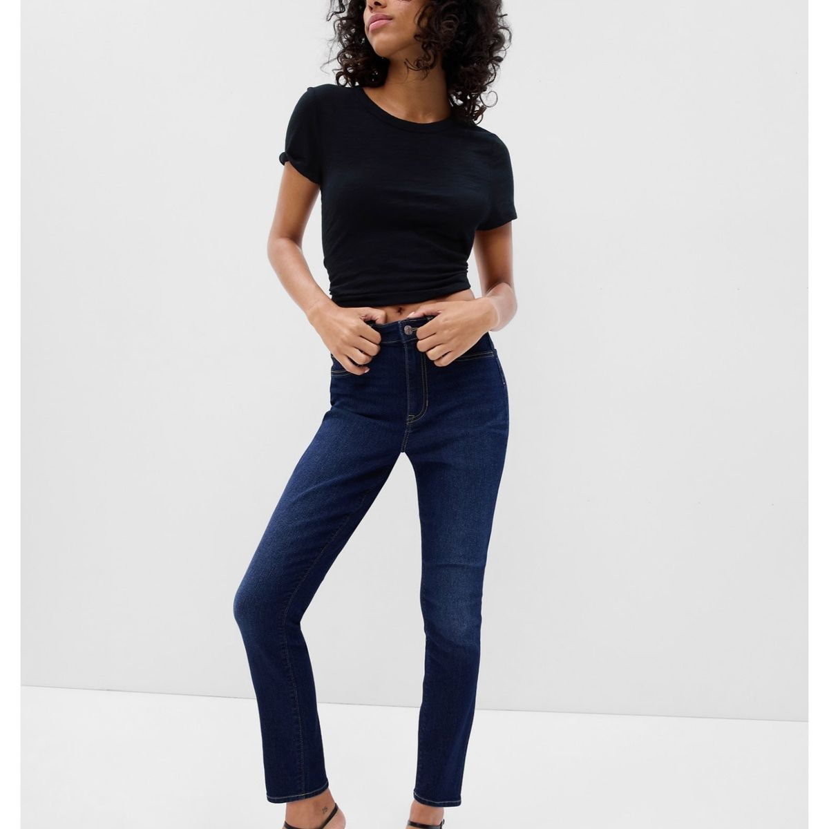 GAP - Jeans Jegging Dark Moon Mujer Azul