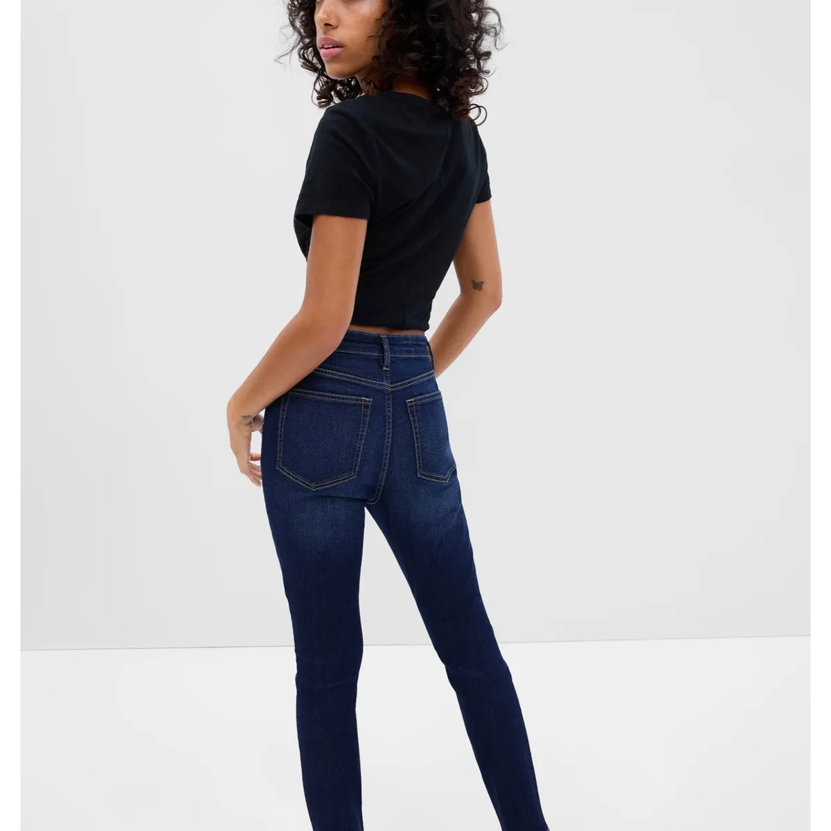 GAP - Jeans Mujer Gap Jegging Dark Moon Azul