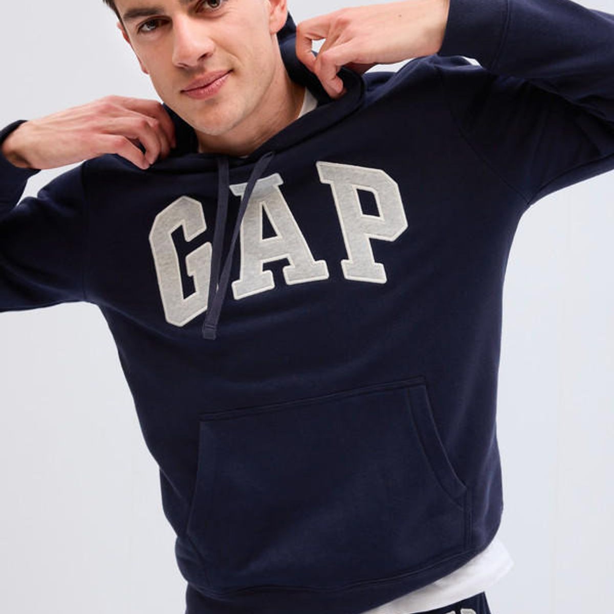 GAP - Poleron Logo Sin Cierre Marino Azul GAP