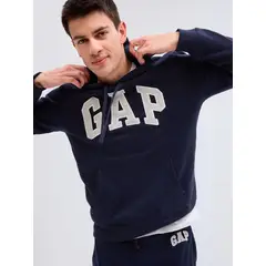 GAP - Poleron Logo Sin Cierre Marino Azul