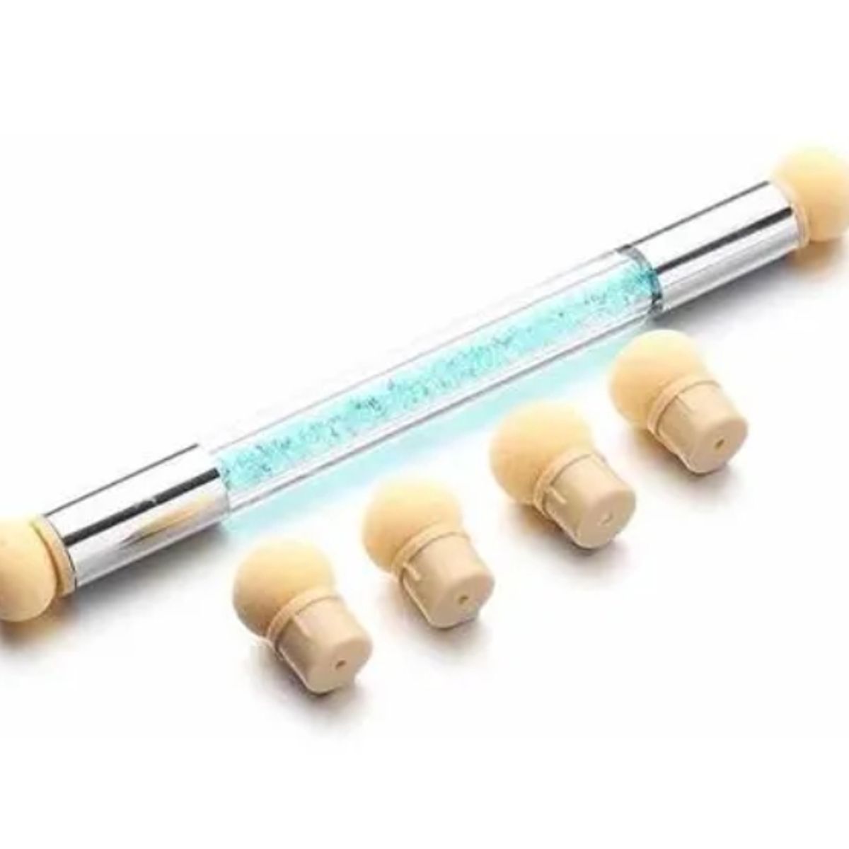 GENERICO - Pincel De Esponja Doble Para Diseño Manicure