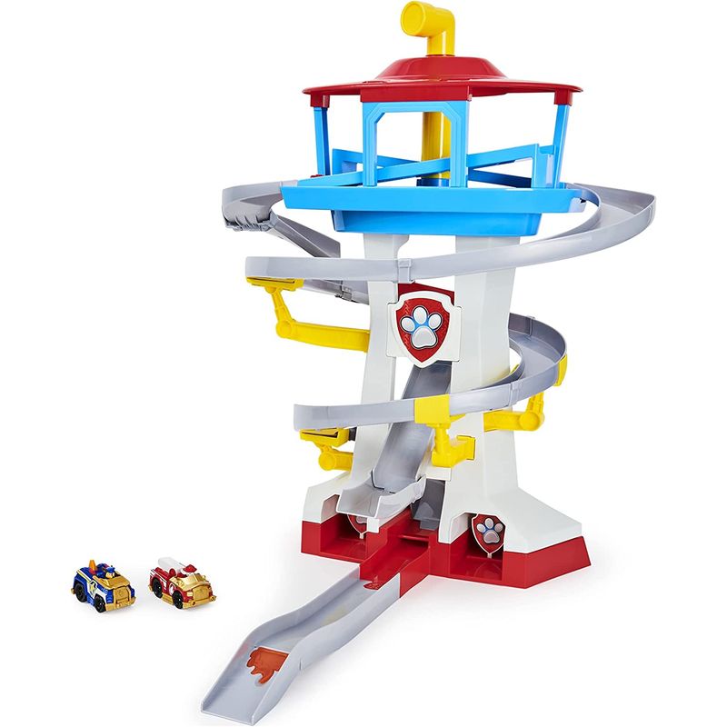 SPIN MASTER - Torre Vigilancia Paw Patrol Autos Metal Adventure Bay