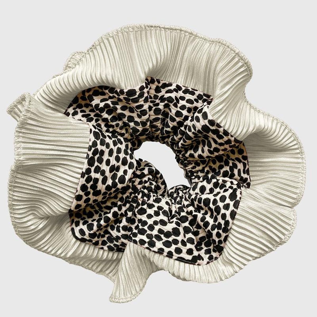 MARIA PASKARO - Scrunchie Begonia XL Chita Beige Maria Paskaro MARIA PASKARO