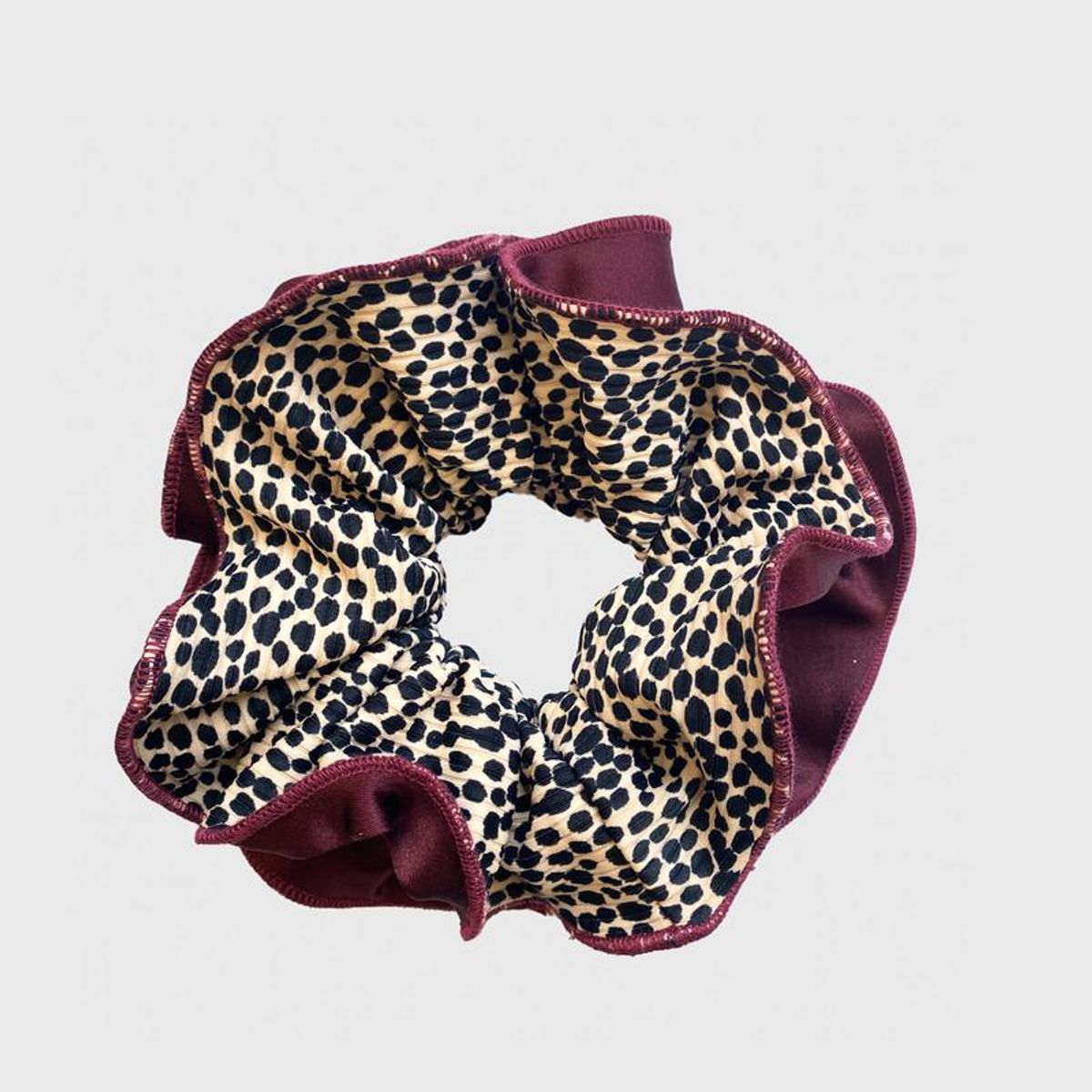 MARIA PASKARO - Scrunchie Tulipan M Chita Cherry Maria Paskaro - Burdeos