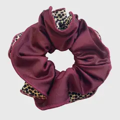 MARIA PASKARO - Scrunchie Tulipan L Chita Cherry - Burdeos