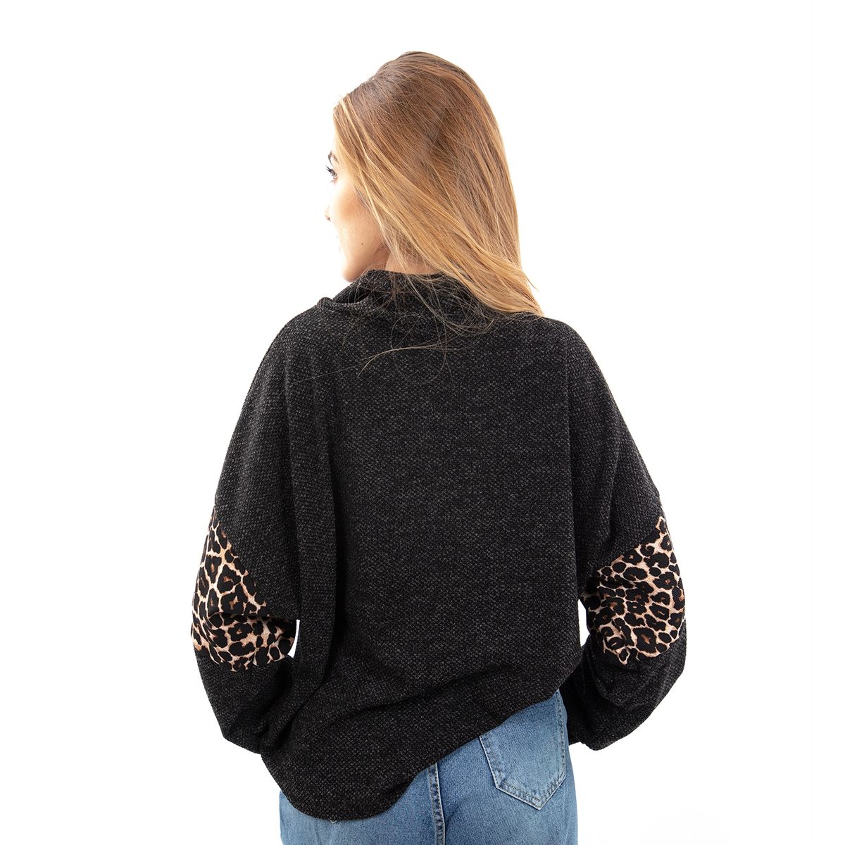 MARIA PASKARO - Chaleco Cali Negro Animal Maria Paskaro MARIA PASKARO