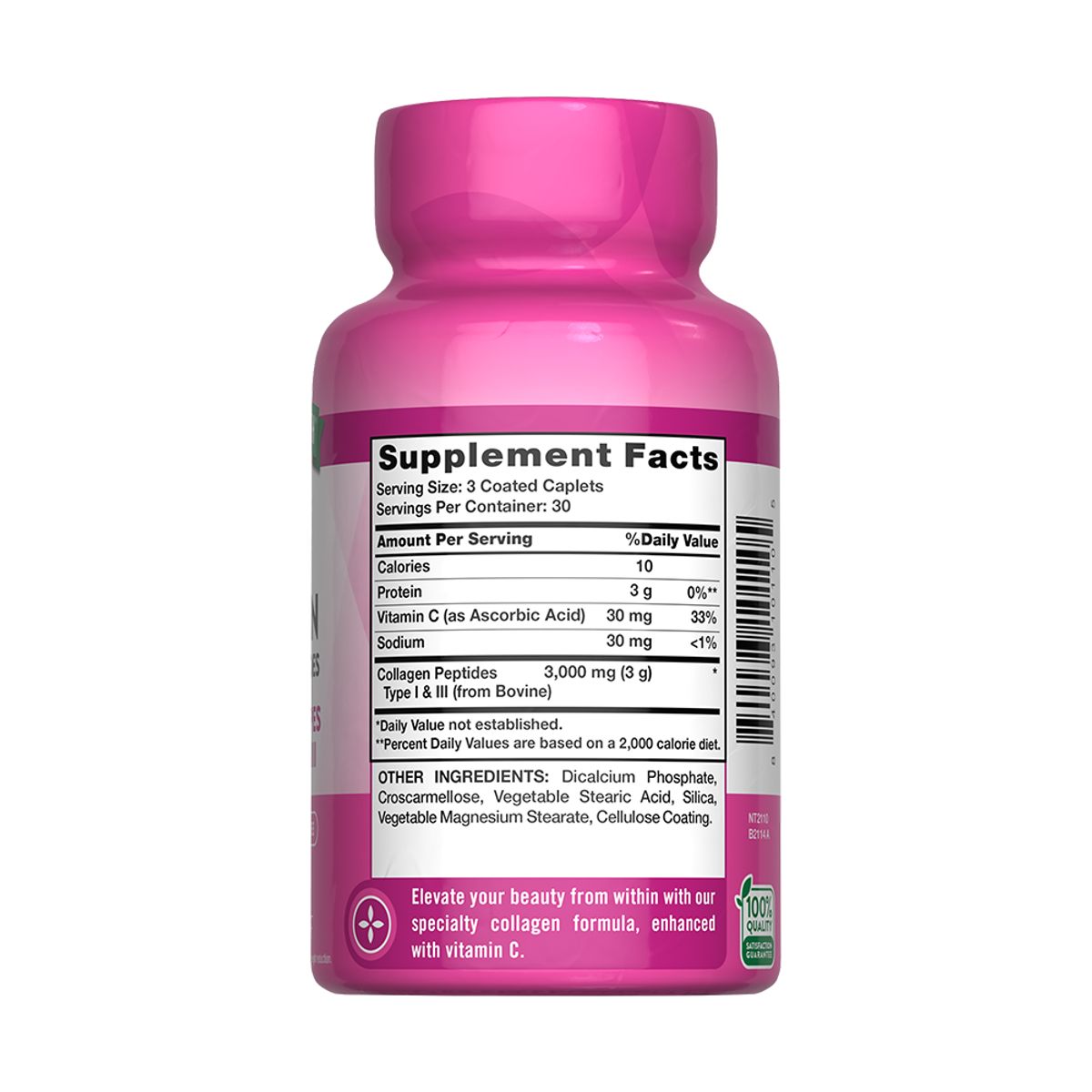 NATURE'S TRUTH - Colageno Hidrolizado Tipo I & III con Vitamina C 90 Comp. NATURE'S TRUTH