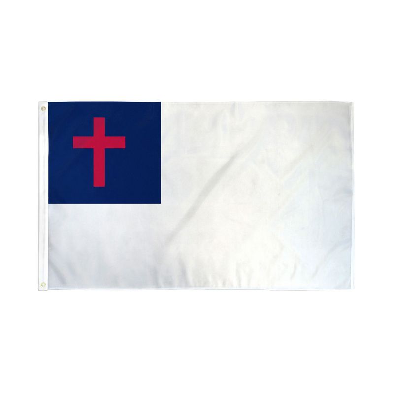 GENERICO - Bandera Cristiana de 150cm x 90cm